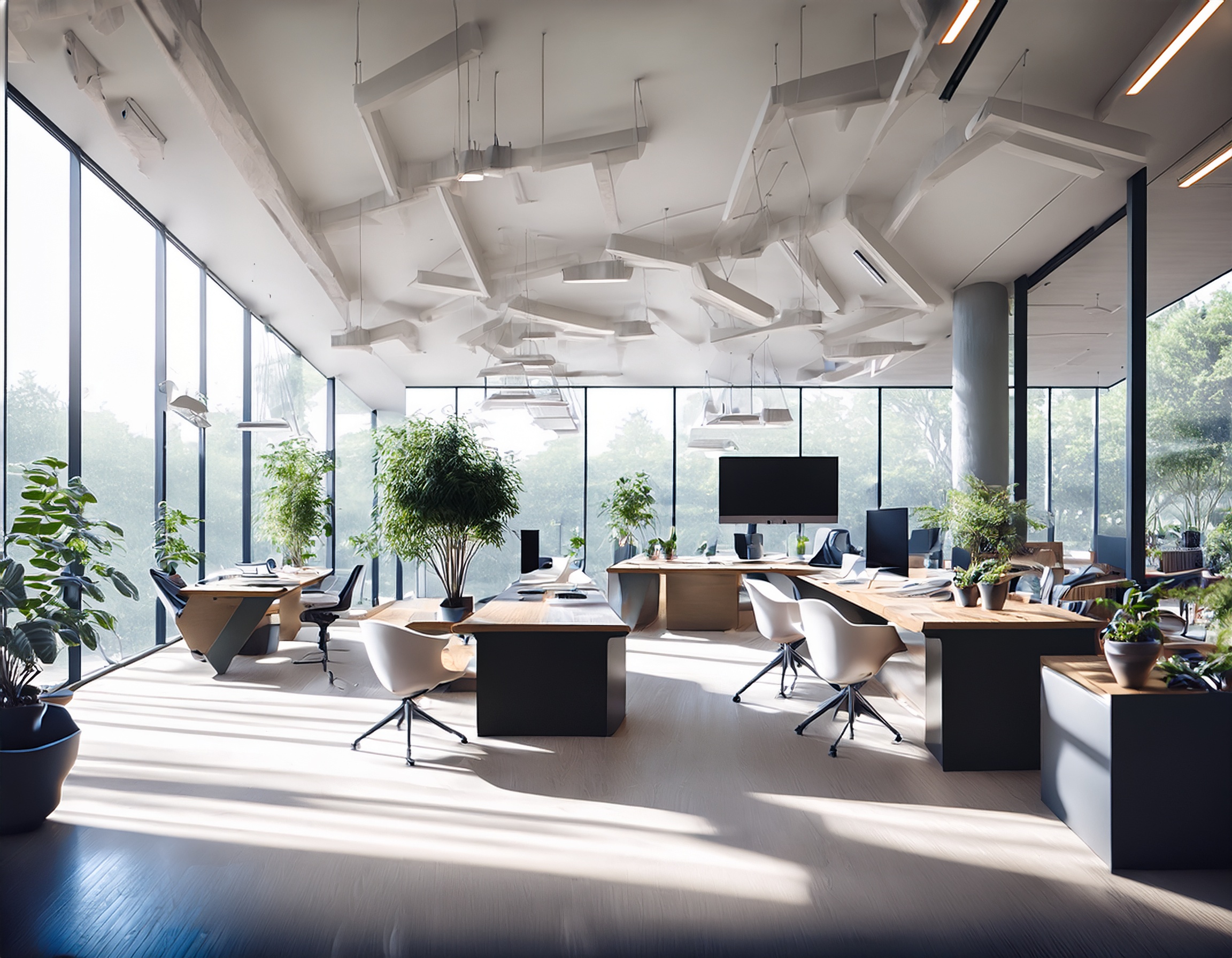 Elegante Büroräume einer Steuerkanzlei in Frankfurt am Main